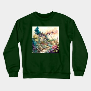 Backyard Garden Retreat Crewneck Sweatshirt